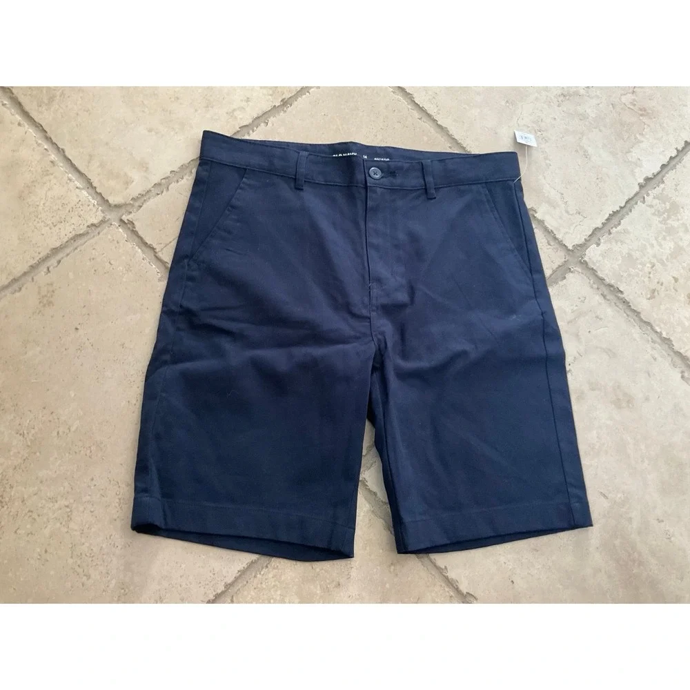 NWT Old Navy‎ Blue school uniform short pants - Boys size 14 Plus/Husky